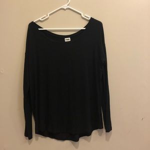 PINK black sleepwear top